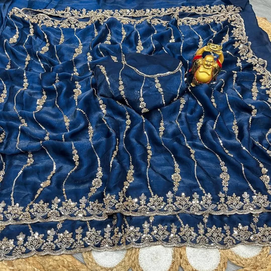 Indian Fendi Silk Saree Collection