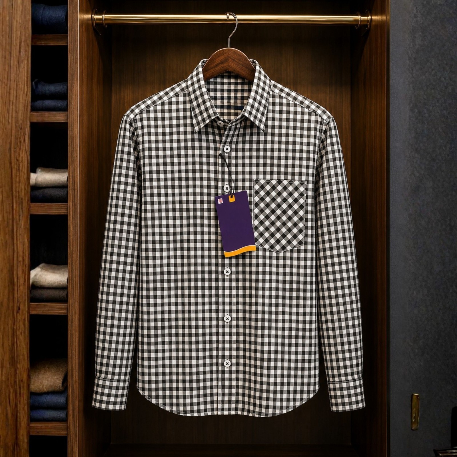 Formal Official Cotton Check Shirt