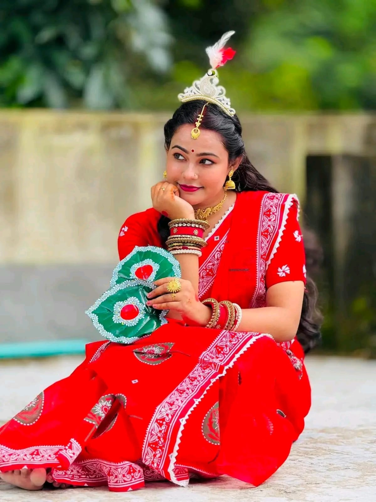 Puja Special Panpata Saree