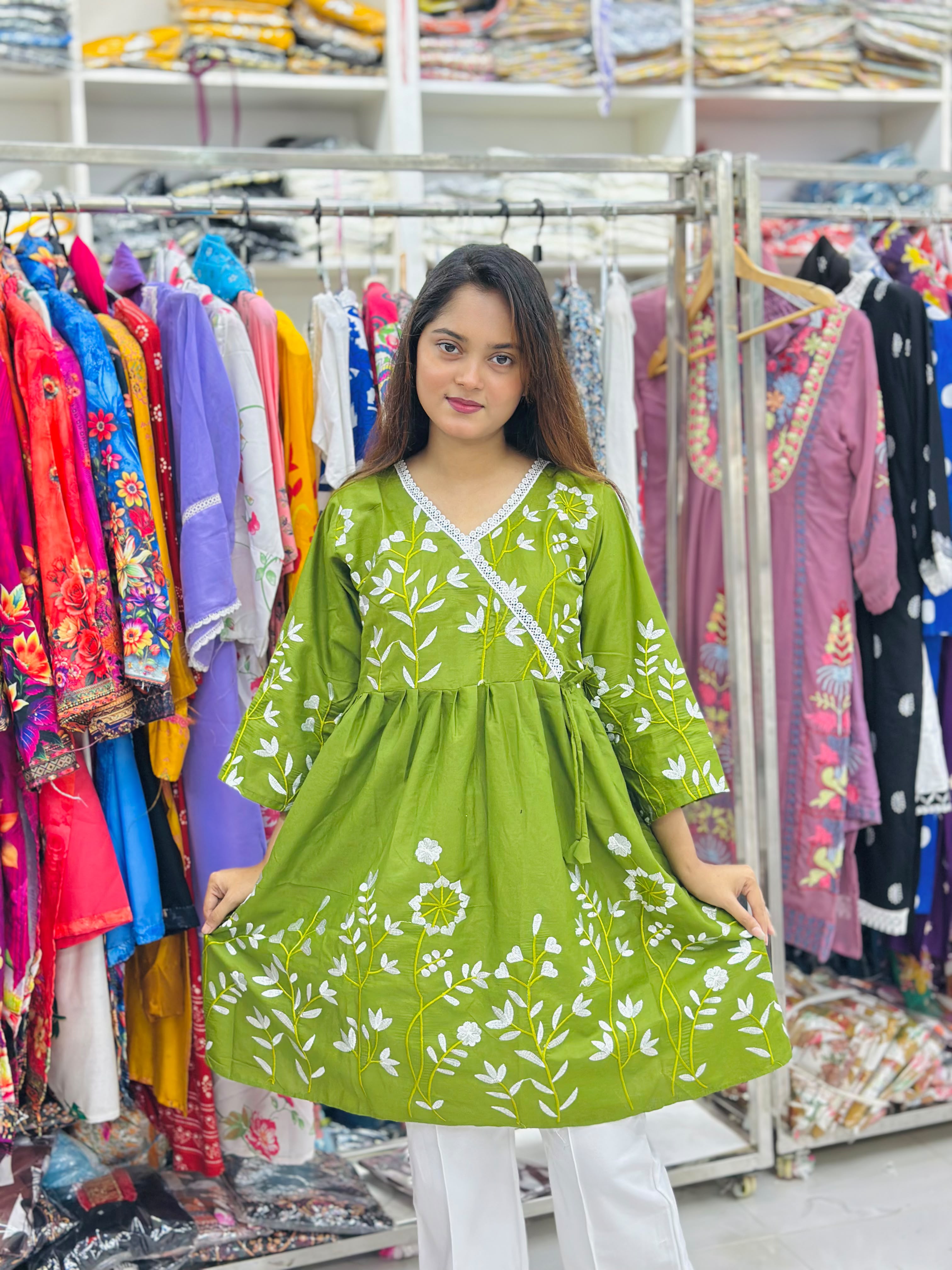 Unique Embroidered One Piece Tops
