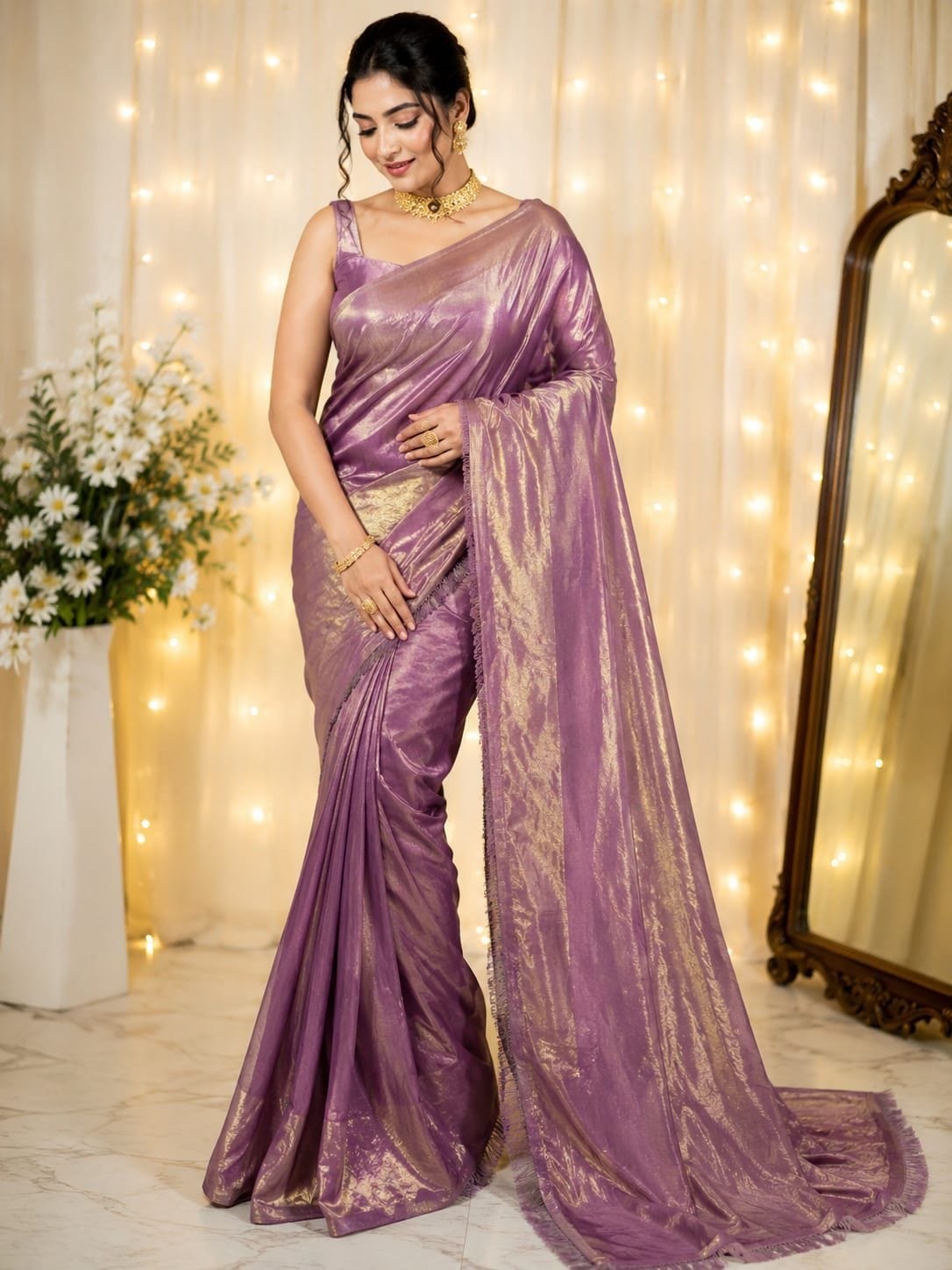 Indian Fendi/simar Silk Saree